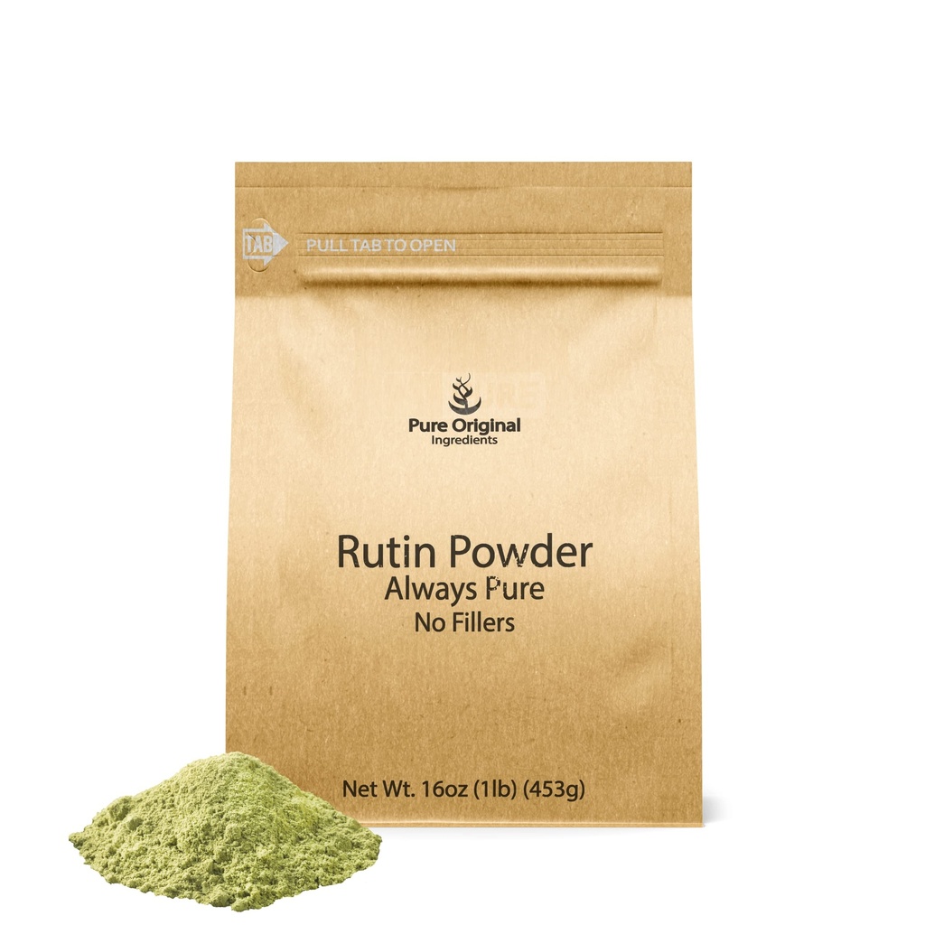 PURE ORIGINAL INGREDIENTS Rutin Powder, Immer rein, keine Zusatzstoffe oder Füllstoffe, Lab Verified (16 Unze)