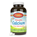 Carlson - Kid's Chewable Calcium, 250 mg, Highly Absorbable, Bone & Teeth Support, Optimale Wellness, Natürliche Vanille Flavor, 120 Tabletten