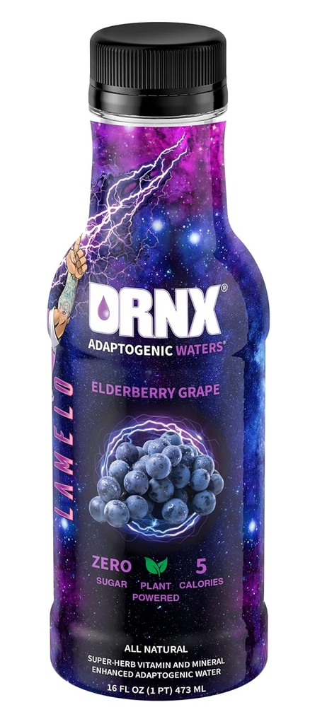 DRNX 12 Pack Adaptogenic Waters Complete Hydration Enhanced Beverage - Zero Sugar - 5 Kalorien - Super Kräuter, B & D Vitamine, Antioxidantien, Keto Friendly, All Natural (Variety Pack)