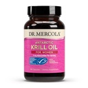 Dr. Mercola Krill Oil für Damen - 2 mg Astaxanthin - MSC zertifiziert nachhaltig - unterstützt Gehirn-, Haut- und Immunsysteme - mit Omega-3s - Non-GMO, Gluten-Free & Soy-Free - 90 Kapseln (30 Portionen)