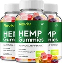 Reviv Hanf - mit Hanf Seed Extract RevivHemp Gummis Tinnitus Kräuterergänzung, Gesundheit und Wellness Unterstützung, Alle natürlichen Reviv Gummy (3 Pack - 180 Gummis)