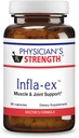 Force du médecin Infla-ex - 90 capsules - Soutien musculaire et articulaire - Non-OGM - 45 portions