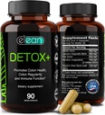 ELEAN Detox Plus Blended mit Probiotic, Alfalfa, Flax Seed, Organic Aloe Vera, Сascara Sagrada Rinde für Colon Cleanse, Gut Health, Digestive Health und Total Colon Care. 90 Kapsel 30 Tage Versorgung