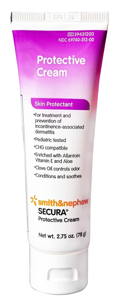 Smith & Nephew Skin Protectant Secura 2.75 Unze Tube Cream (#59431200, verkauft pro Stück)