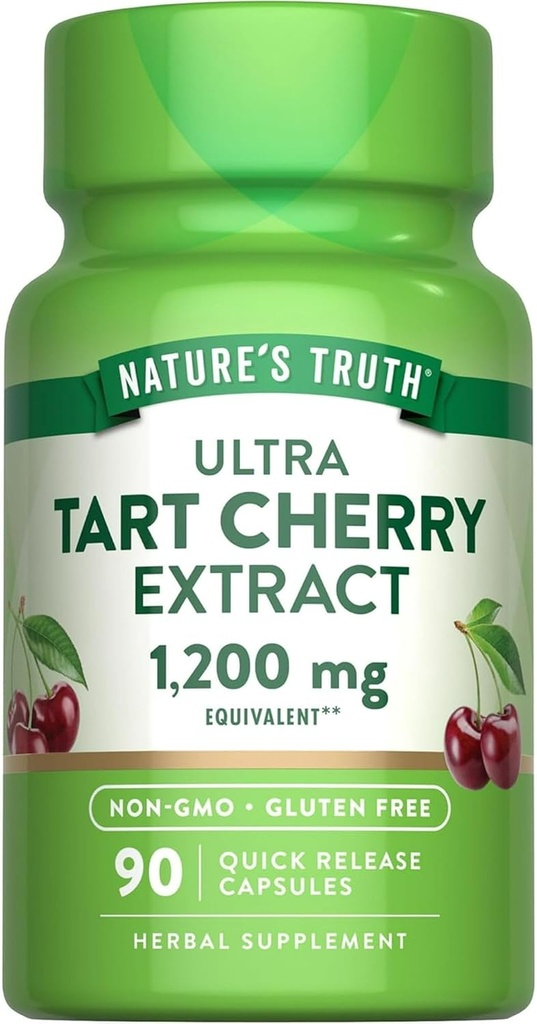 Nature's Truth Ultra Tart Cherry Extract 1200 mg, 90 Compte (paquet de 2)
