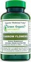Suppléments biologiques verts Fleur de moine, 90 VCaps, non-OGM, sans gluten, (paquet de 1)