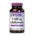 Bluebonnet Nutrition C-500 mg Plus Bioflavonoids Caplets, Vitamin C 500 mg, Citrus Bioflavonoids 250 mg, für Immungesundheit, Sojafrei, Glutenfrei, Non-GMO, Kosher, Dairy Free, Vegan, 180 Caplets