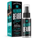 Wild Willies Premium Bart Öl & Conditioner Natürliche, Bio-Zutaten fördern schnelles Bartwachstum, Entfernt Itch & Dandruff - Deep Softener Treatment Restores Feuchtigkeit - 2 Oz, Cool Mint Duft