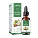 PUFFIAIR Sourop (Graviola) et goutte liquide de mousse de mer pour le soutien cellulaire et la régénération, Immune Boost, Relax, foie et sommeil, Extrait à base de plantes, sans sucre/gluten, saveur naturelle, 2 Fl Oz/60ml