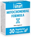SuperSmart - Mitochondriale Formel (Advanced Formula) - mit PQQ, R-Lipoic Acid, Acetyl-L-Carnitin - Mitochondrial Supplement | Non-GMO & Gluten Free - 30 vegetarische Kapseln