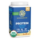 Sunwarrior Vegan Protein Pulver Organisches pflanzliches Protein | BCAA Aminosäuren Hanf Samen Pflanzenprotein | Soy Free Dairy Free Gluten Free Synthetic Free Non-GMO | Vanilla 30 Servierungen | Warrior Blend