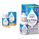 TheraTears Omega 3 Supplement, 1200mg, 90 ct (Pack von 1) & Extra Dry Eye Therapy Schmieren Augentropfen für trockene Augen, 0.5 fl oz Flaschen, 2 Zähler