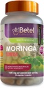 Betel Natural Premium Bioally Sourced Moringa Oleifera Kapseln Erstaunliche Flavonoide - 1500 mg pro Servieren