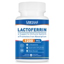 Lactoferrin Supplement 1200mg für gesunde Immununterstützung-Gluten-frei, vegetarisch - 60 Softgels