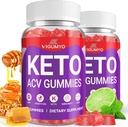 Keto ACV Gummies 1500MG Keto Apfel Apfel Apfelessig Formuliert mit Granatapfel Rübensaft Pulver B12 Vegan Non GMO 120 Gummis