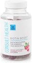 Consult Health BIOTIN Boost Gummies for Hair, Skin and Nails - 10.000 mcg - Vegan Vitamin B Nahrungsergänzung - Unterstützt schnelleres Haar- und Nagelwachstum - Raspberry Flavor - Black Carrot - 60 Count