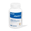 MAJOR Vitamin C 250 Mg - Nahrungsergänzung - 100 Tabletten (1 Packung)