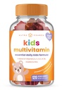 NutraChamps Kids Multivitamin Gummies | Sugar Free 120 Gummy Vitamins for Kids | Vegan & Non-GMO | Strawberry, Passionfruit, Peach & Cherry