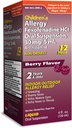 TARO Kinder- 12HR Allergy Relief Non-drowsy Antihistamin Liquid, Berry Flavor, Alkoholfrei, Dye-Free & Sugar Free, Fexofenadine HCl (4 oz)