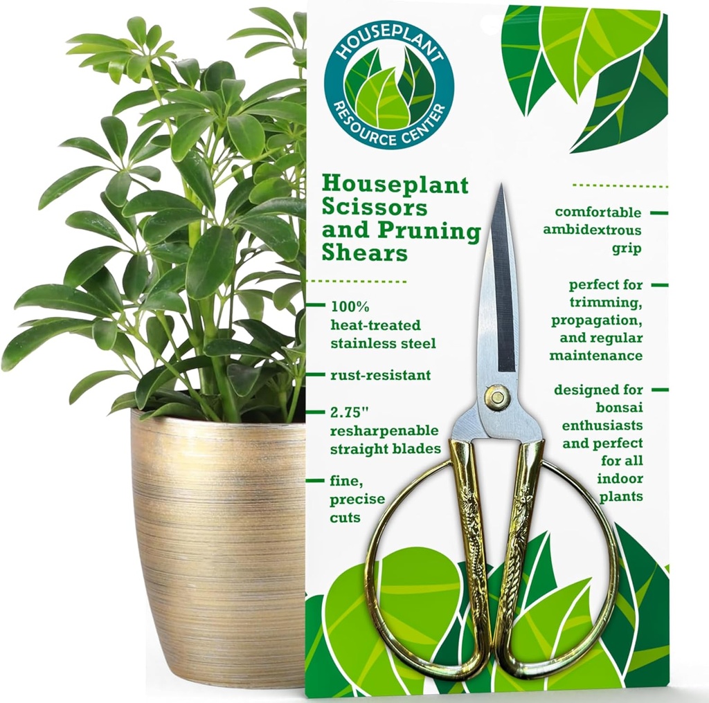 Premium Houseplant Scissors | 100% Edelstahl, Ultra-Precise Garten Clippers für Propagation & Trimming | Rust-Resistant, Easy Clean Pruning Shears | Indoor & Outdoor | Bequem &amp; Ambidextrous