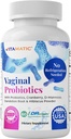 Vitamatic Vaginal Probiotics 20 Milliarden für Frauen pH Balance & Odor Control mit Prebiotics & Probiotics 60 DR Kapseln - Hergestellt mit Cranberry, D-Mannose, Hibisucs & Dandelion