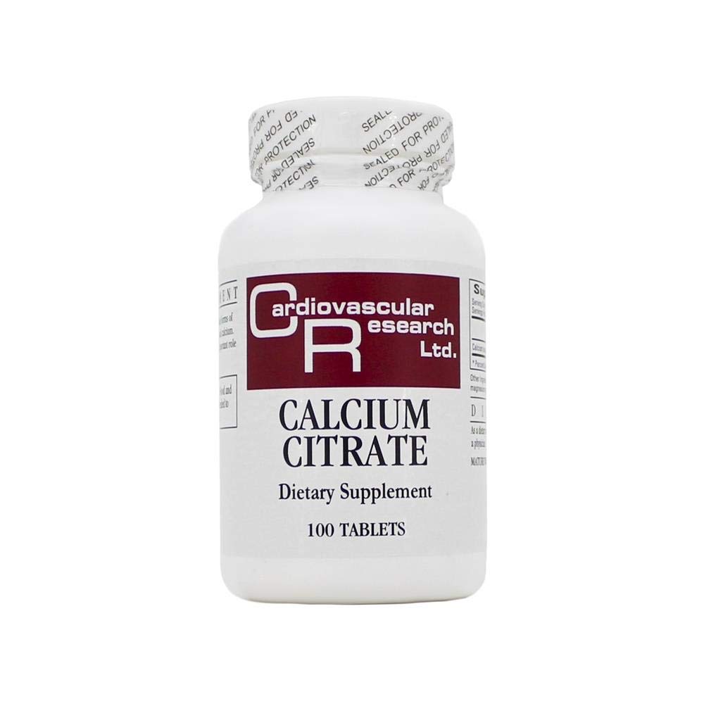 Formules écologiques Citrate de calcium 165 Mg 120 Capsules