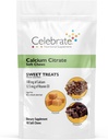 Celebrate Vitamine Bariatric Kalzium Citrate Weichkäse mit Vitamin D3, 500mg, Sugar-Free & Gluten-Free Calcium Citrat für Bariatric Patienten, Sweet Treats, 90 Count