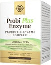 Solgar Probi Plus Enzyme Complex, 30 Kapseln - 20 Billion CFU Probiotic Plus Enzymes - Einmal täglich - Klinisch-Studied, um okkzessive Gas & Bloating - Non-GMO & Dairy Free, 30 Portionen
