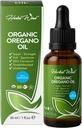 Bio Oregano Öl - 1 Fl Oz (30ml), 80% Carvacrol USDA Organische Oregano Öl-Flüssigtropfen, Konzentrierte Anlage basiert, Non-GMO, Kräuter-Ergänzungen
