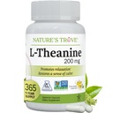 Nature's Trove L-Theanine 200mg Super Taille de la valeur - 365 Capsules végétariennes