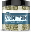 Earthborn Elements Andrographis Paniculata 200 Kapseln, Rein und unverdünnt, keine Zusatzstoffe