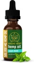 MagneHemp Bio Hanföl - Leistungsstarke 500.000mg THC-freie Hanföl Cool Mint ätherische Öle Flavoring - High Potency Hanf Öl Extrakt für Joint Support und Mood Enhancement - Omega 3 6 9, Vitamin E
