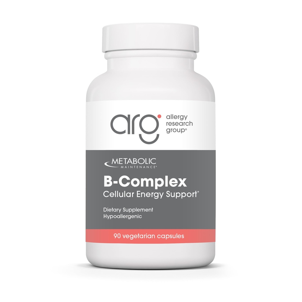 Metabolic Maintenance B-Complex - Methylierter Vitamin B-Komplex für Frauen und Männer, Cellular Energy Support mit Folate, Niacin und Biotin, VIT B Supplement - 90 Vegan Kapseln (Pack von 1)