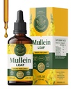 HERBAMA Mullein Tropfen für Lunge - Vegan Lung Cleanse mit Mullein Leaf Extract, Echinacea Tincture & Licorice - Non-GMO, Alkohol & Sugar-Free Respiratory Support Supplement - 56-Day Supply