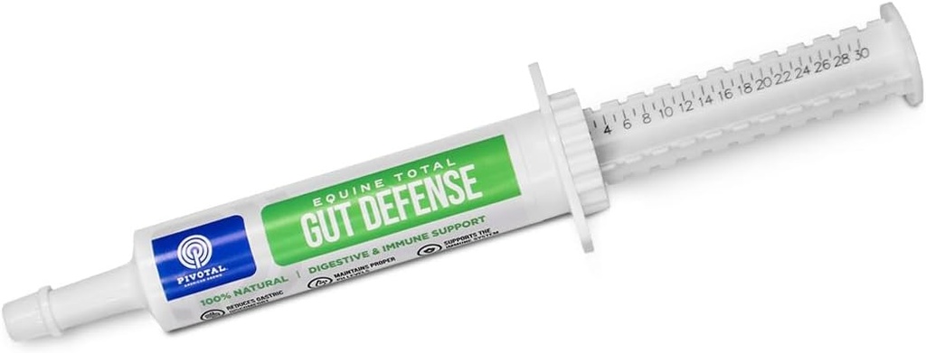 Equine Total Gut Defense– All-Natural Digestive & Immun Support Supplement für Pferde – Bewahrt Ph Levels – Unterstützt Verdauung - 100% natürlich – Made in USA