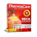 ThermaCare Hitze Wraps für Neck & Schulter Schmerzlinderung - Tragbare Klebstoff Heizpads mit 16-Hour Therapeutic Heat - Drug-Free Muskel & Gelenk beruhigende Patches - Large - 11-Count