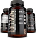 Premium Multi Collagen Peptide Pillen - hydrolysierte Collagen Kapseln für Männer und Frauen Typ 1 2 3 5 10 - Collagen Ergänzungen für Männer - Colageno Hidrolizado Pastillas para Hombre Mujer 90 caps