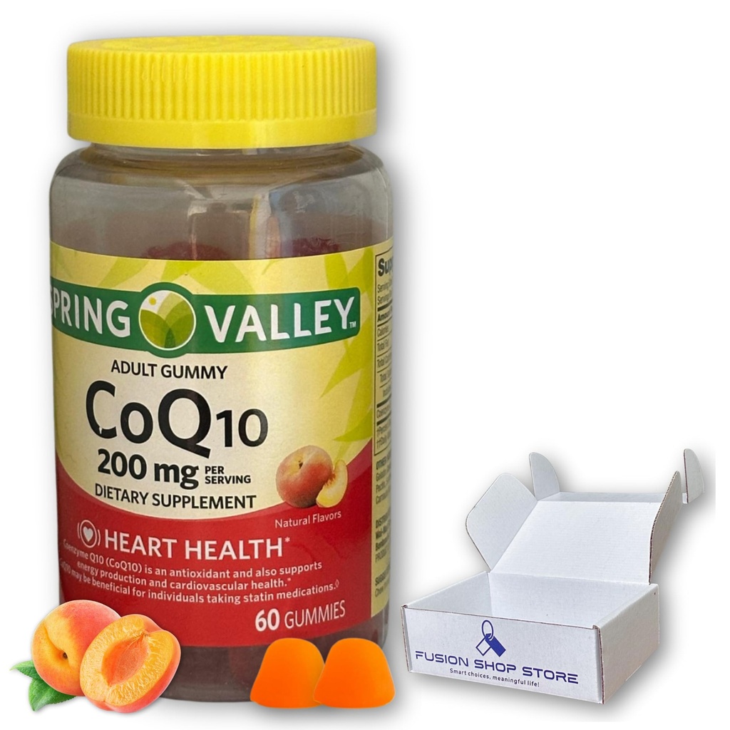 AUSFÜHRUNG Intelligente Entscheidungen, aussagekräftiges Leben! Coq10 200mg Gummi- Coenzym-Ergänzung für Erwachsene 60 ct (Pack von 1)