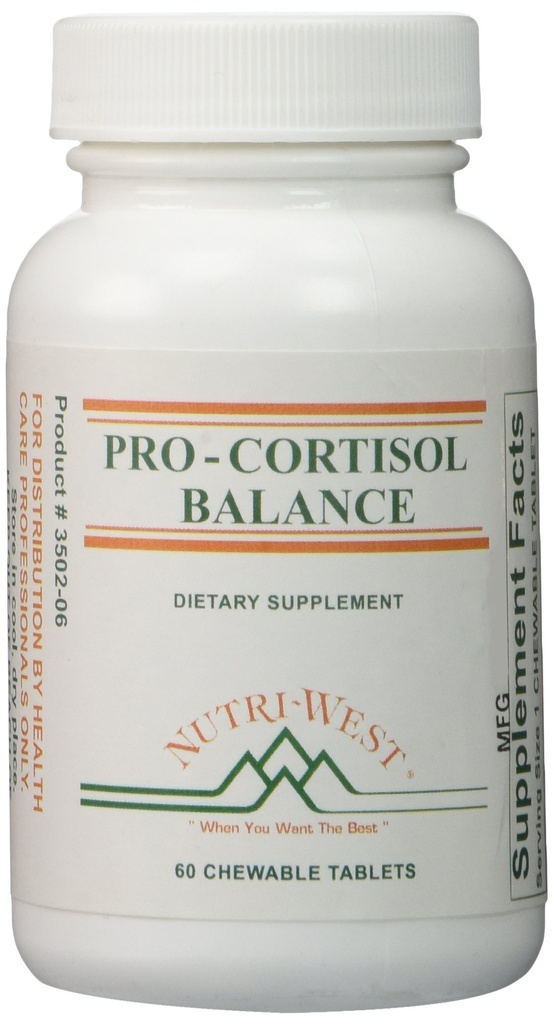 Solde pro-Cortisol - 60 comprimés à croquer par Nutri West