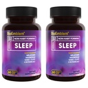 BioEmblem aide naturelle au sommeil pour les adultes avec la mélatonine, la racine valériane, Suntheanine et plus encore