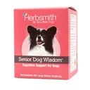 Herbsmith Senior Dog Sagesse – Supplément sur la démence des chiens – DHA pour la santé des chiens seniors - Supplément senior pour les chiens- 60ct Grandes Chews