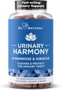 Urinary Harmony D-Mannose Supplement – Urinary Tract Health for Women – Cleanses and Flushes Das Urinary System – Potent Clinical Strength Formula with DMannose and Hibiscus – 60 Fast Acting Capsules