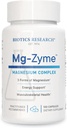 Biotics Research Mg-ZymeTM Triple Magnesium Complex 100 mg- Magnesium Glycinat, Gluconate, Aspartate Chelat Supplement, hohe Absorption, Unterstützung Schlaf, Energie, Herz-Kreislauf-Gesundheit–100 Kapseln