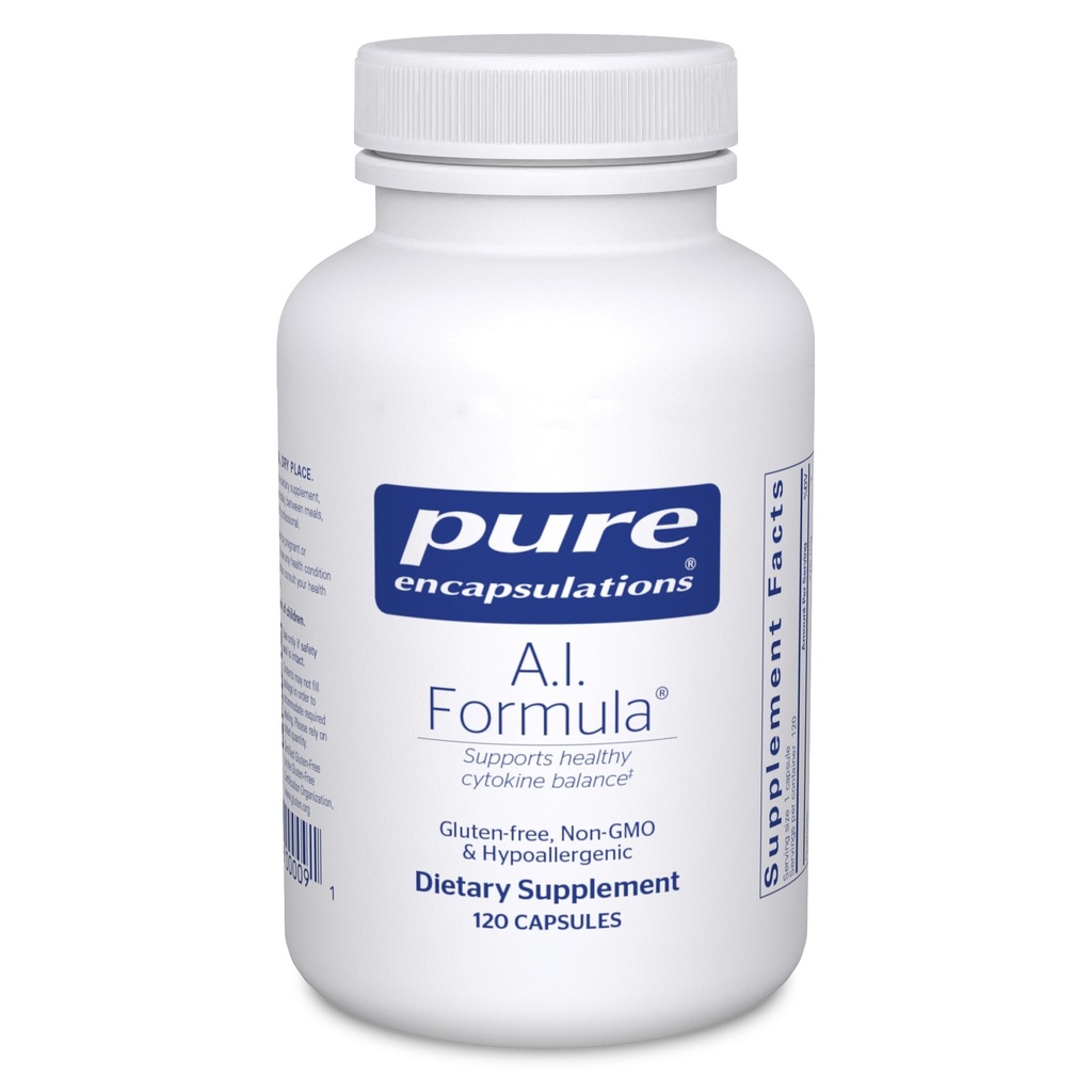 Encapsulations pures A.I. Formulation: Supplément alimentaire hypoallergénique pour promouvoir une réponse immunitaire saine.