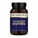 Dr. Mercola Full Spectrum Enzymes - 22 verschiedene Enzyme - unterstützt Verdauungs- und Immungesundheit - Hilft Digest Kohlenhydrate, Fette, Proteine & Fiber - Non-GMO, Gluten-Free & Soy-Free - 90 Kapseln