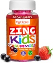 Spüren Sie große Zink-Gummien für Kinder | Bolster Ihr Kinder Immunsystem mit Yummy Kinder Vitamine | Great Tasting Natural Flavor Gummy Supplement Vitamine | 60 Gummis