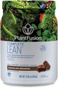 PlantFusion Complete Lean Plant Based Protein Powder - Prebiotic Fiber, Superfoods & Digestive Enzymes - Vegan, Glutenfrei, Sojafrei, Non-GMO - Chocolate Brownie 1 lb