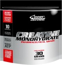 Poudre monohydratée micronisée de créatine - Augmenter la force musculaire et l'endurance - Dissolution rapide, sans saveur, supplément de fitness végétalien, Keto Friendly - 30 gr ou 10 portions