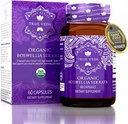 Bio Boswellia Extrakt Kapseln - Boswellia Serrata Extrakt Kapseln | USDA Organic Supplement | 5:1 Extrakt | Max Strength 75% Boswellic Acid | Boswellia Complex | 60 Vegan Boswellia Kapseln