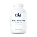 Vital Nährstoffe Multi-Nutrients 4 | Citrat/Malat-Formel (mit Kupfer und Eisen) | Multi Vitamin/Mineral-Formulierung mit potenten Antioxidantien | Bioverfügbare Form | Non-GMO | 180 Kapseln